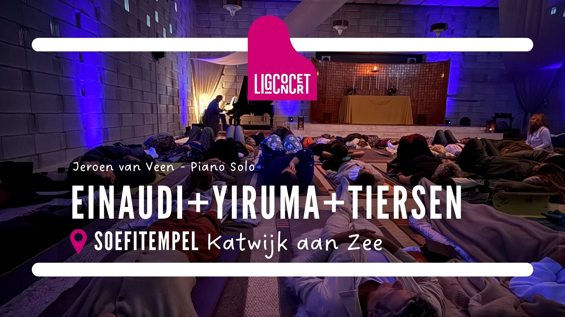 Ligconcert® Einaudi, Yiruma en Tiersen 1 Jetenzo, Stichting Ligconcert®